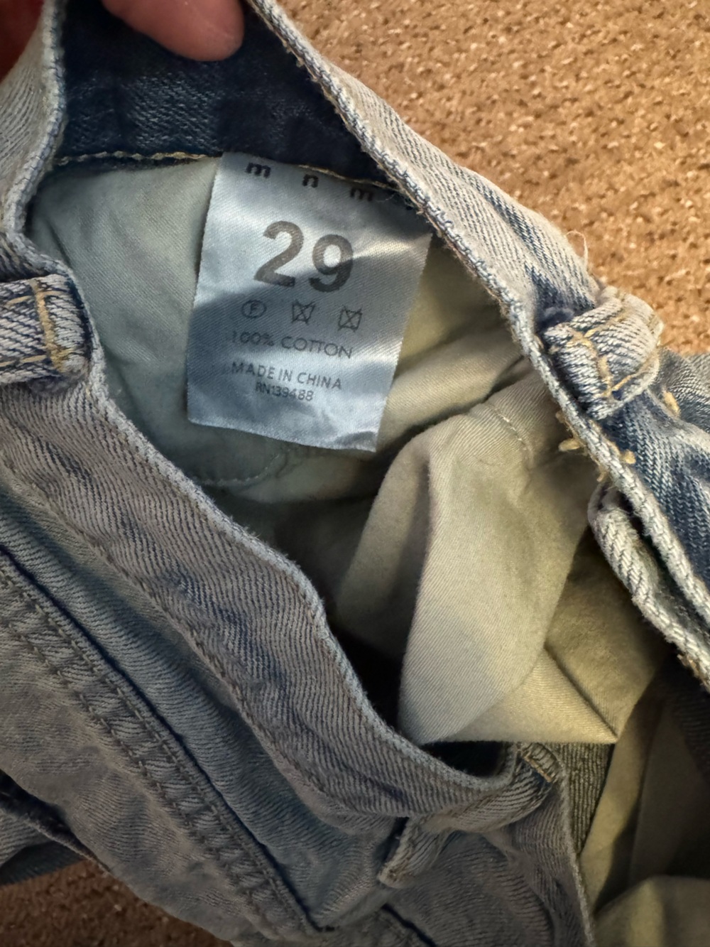 MEN’S MNML JEANS - Picture 4 of 4